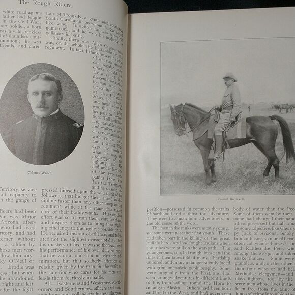 1899 Scribner’s Magazine Volume XXV with Roosevelt’s Rough Riders Illustrated - Picture 12 of 14